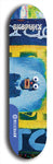 Sk8Punx #78: Blue Logo Skateboard Deck