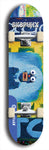 Sk8Punx #78: Blue Logo Skateboard Deck