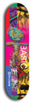 North American maple skateboard deck designed by underground artist BellyRash -- available in widths between 7.5 to 8.5 inches in both mellow concave and steep concave shapes.