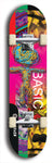 North American maple skateboard deck designed by underground artist BellyRash -- available in widths between 7.5 to 8.5 inches in both mellow concave and steep concave shapes.