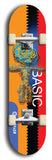 North American maple skateboard deck designed by underground artist BellyRash -- available in widths between 7.5 to 8.5 inches in both mellow concave and steep concave shapes.