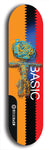 North American maple skateboard deck designed by underground artist BellyRash -- available in widths between 7.5 to 8.5 inches in both mellow concave and steep concave shapes.