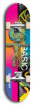 North American maple skateboard deck designed by underground artist BellyRash -- available in widths between 7.5 to 8.5 inches in both mellow concave and steep concave shapes.