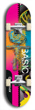 North American maple skateboard deck designed by underground artist BellyRash -- available in widths between 7.5 to 8.5 inches in both mellow concave and steep concave shapes.