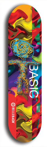 North American maple skateboard deck designed by underground artist BellyRash -- available in widths between 7.5 to 8.5 inches in both mellow concave and steep concave shapes.