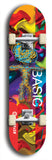 North American maple skateboard deck designed by underground artist BellyRash -- available in widths between 7.5 to 8.5 inches in both mellow concave and steep concave shapes.