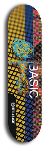 North American maple skateboard deck designed by underground artist BellyRash -- available in widths between 7.5 to 8.5 inches in both mellow concave and steep concave shapes.