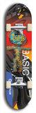 North American maple skateboard deck designed by underground artist BellyRash -- available in widths between 7.5 to 8.5 inches in both mellow concave and steep concave shapes.