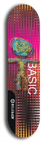 North American maple skateboard deck designed by underground artist BellyRash -- available in widths between 7.5 to 8.5 inches in both mellow concave and steep concave shapes.