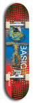 North American maple skateboard deck designed by underground artist BellyRash -- available in widths between 7.5 to 8.5 inches in both mellow concave and steep concave shapes.