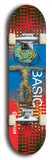 North American maple skateboard deck designed by underground artist BellyRash -- available in widths between 7.5 to 8.5 inches in both mellow concave and steep concave shapes.