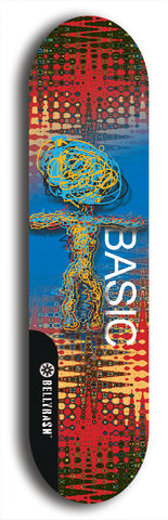 North American maple skateboard deck designed by underground artist BellyRash -- available in widths between 7.5 to 8.5 inches in both mellow concave and steep concave shapes.