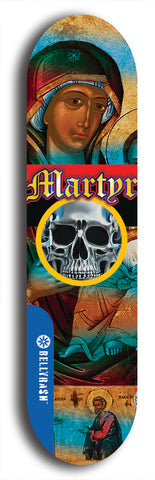 Martyr #18: Limited Edition, Blue Logo Skateboard Deck