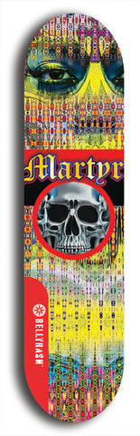 Martyr #19: Limited Edition, Red Logo Skateboard Deck