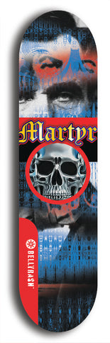 Martyr #21: Limited Edition, Red Logo Skateboard Deck