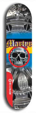 Martyr #3: Limited Edition, Red Logo Skateboard Deck