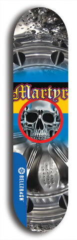 Martyr #3: Limited Edition, Blue Logo Skateboard Deck