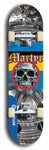 Martyr #3: Limited Edition, Blue Logo Skateboard Deck