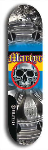 Martyr #3: Limited Edition, Black Logo Skateboard Deck