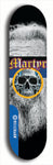 Martyr #4: Limited Edition, Blue Logo Skateboard Deck