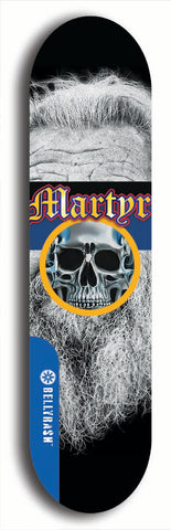 Martyr #4: Limited Edition, Blue Logo Skateboard Deck