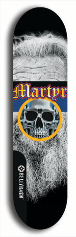 Martyr #4: Limited Edition, Black Logo Skateboard Deck