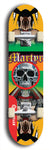 Martyr #5: Limited Edition, Red Logo Skateboard Deck