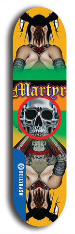 Martyr #5: Limited Edition, Blue Logo Skateboard Deck