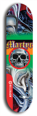 Martyr #6: Limited Edition, Red Logo Skateboard Deck