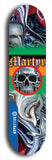 Martyr #6: Limited Edition, Blue Logo Skateboard Deck