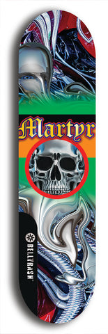 Martyr #6: Limited Edition, Black Logo Skateboard Deck