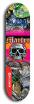 Martyr #7: Limited Edition, Red Logo Skateboard Deck