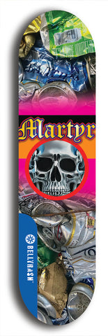 Martyr #7: Limited Edition, Blue Logo Skateboard Deck