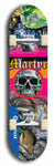 Martyr #7: Limited Edition, Blue Logo Skateboard Deck