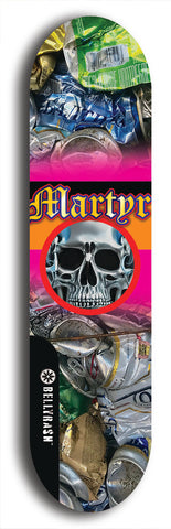 Martyr #7: Limited Edition, Black Logo Skateboard Deck