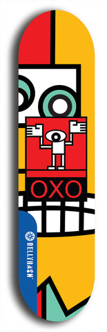 OXO #10: Limited Edition, Blue Logo Skateboard Deck
