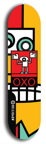 OXO #10: Limited Edition, Black Logo Skateboard Deck
