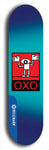 North American maple skateboard deck designed by underground artist BellyRash -- available in widths between 7.5 to 8.5 inches in both mellow concave and steep concave shapes. Artwork: street art and abstract with OXO skateboard logo