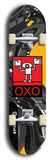 North American maple skateboard deck designed by underground artist BellyRash -- available in widths between 7.5 to 8.5 inches in both mellow concave and steep concave shapes. Artwork: street art and abstract with OXO skateboard logo