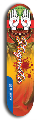 Stigmata #4: Limited Edition, Blue Logo Skateboard Deck