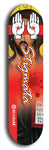 Stigmata #5: Limited Edition, Red Logo Skateboard Deck