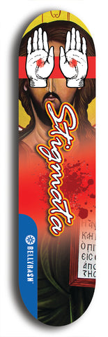Stigmata #5: Limited Edition, Blue Logo Skateboard Deck