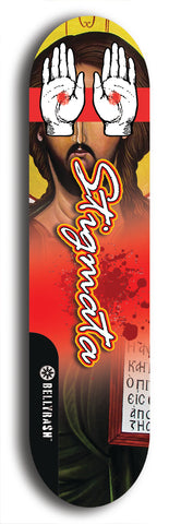 Stigmata #5: Limited Edition, Black Logo Skateboard Deck