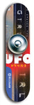 North American maple skateboard deck designed by underground artist BellyRash -- available in widths between 7.5 to 8.5 inches in both mellow concave and steep concave shapes. Artwork: UFO logo.