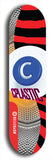 Cplastic #1: Red Logo Skateboard Deck