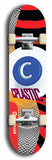 Cplastic #1: Red Logo Skateboard Deck