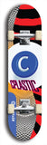 Cplastic #1: Blue Logo Skateboard Deck