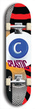 Cplastic #1: Black Logo Skateboard Deck