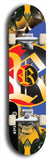 North American maple skateboard deck designed by underground artist BellyRash -- available in widths between 7.5 to 8.5 inches in both mellow concave and steep concave shapes. Artwork: street art and street artist and R skateboard logo