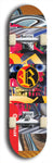 North American maple skateboard deck designed by underground artist BellyRash -- available in widths between 7.5 to 8.5 inches in both mellow concave and steep concave shapes. Artwork: street art and street artist and R skateboard logo